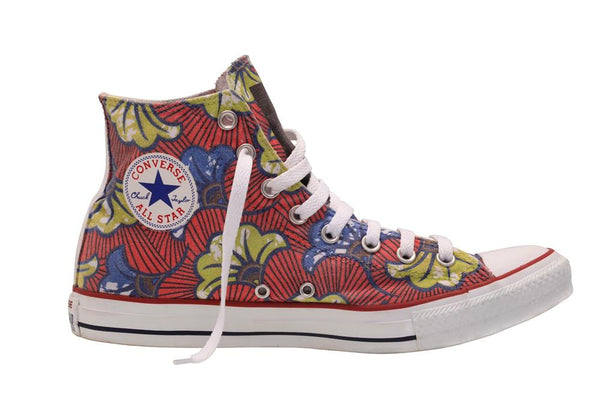 Ankara All-star Limited Edition Converse Chucks Sneakers High by Jamhuri Wear