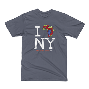 I Africa N.Y New York Ankara TEE GREY t-shirt 