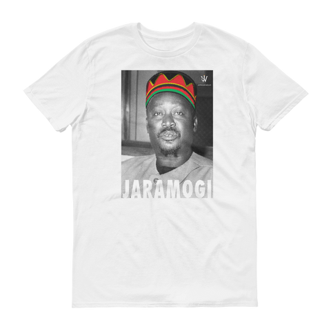 Jaramogi Odinga White T-shirt by Jamhuri Wear