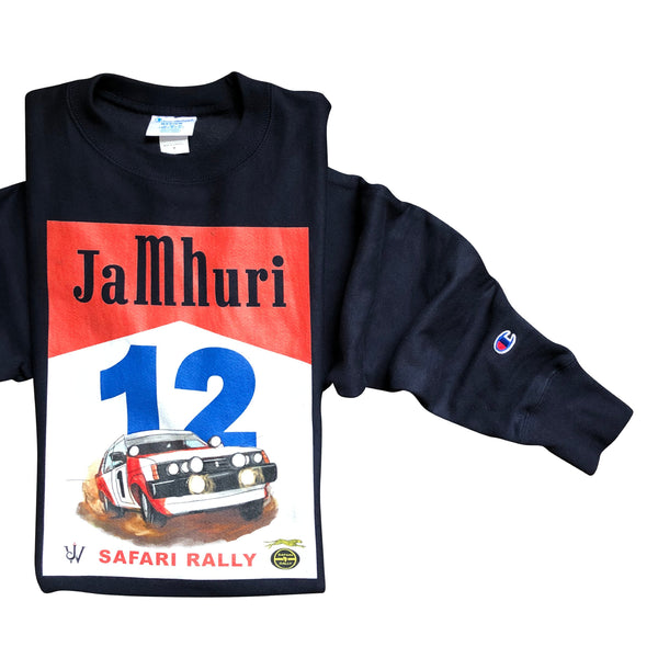 Safari Rally Champion Jamhuri Wear Crew Sweatshirt