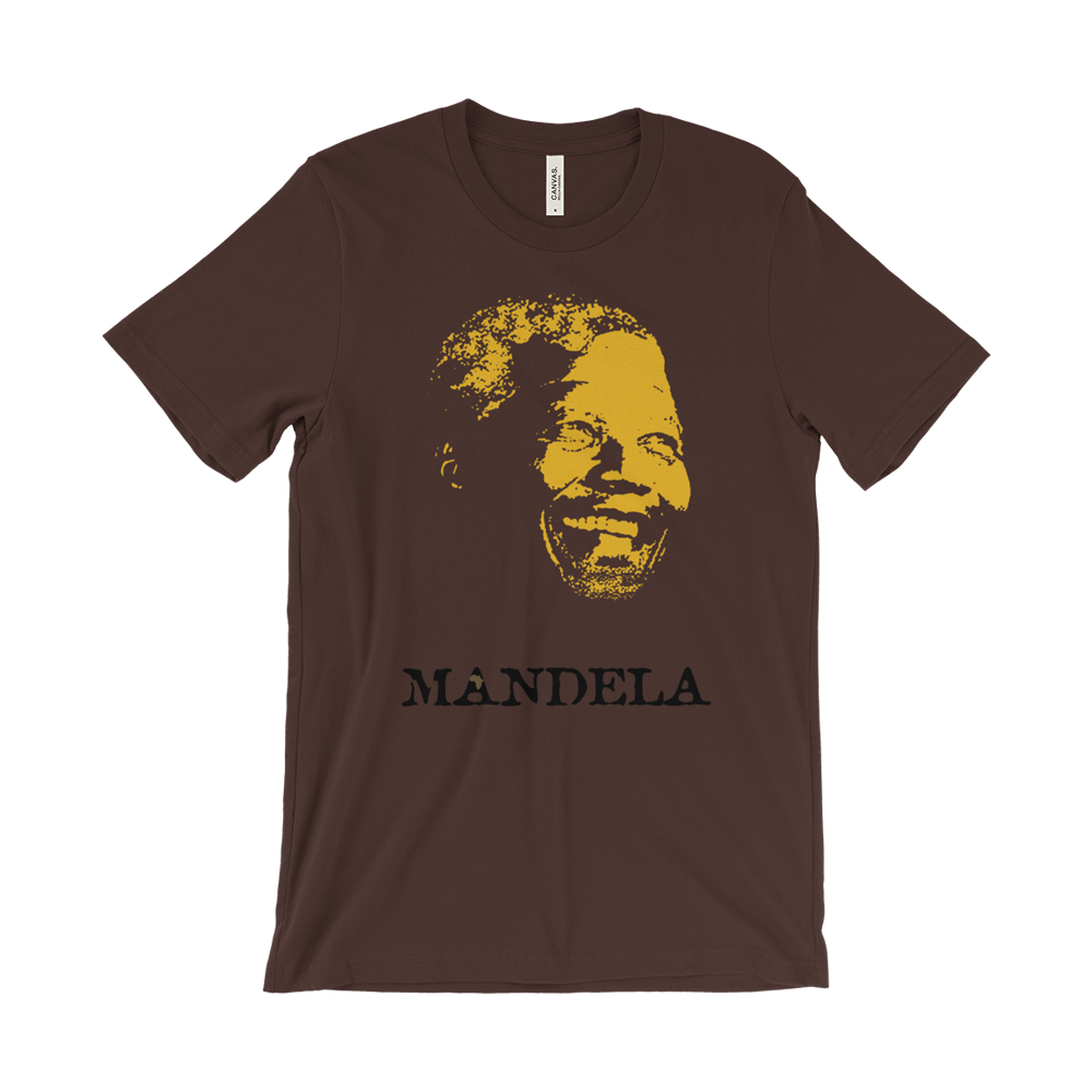 Nelson Madiba Mandela Brown T-shirt 