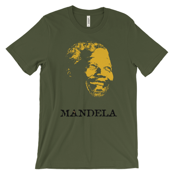 Nelson Madiba Mandela Olive T-shirt 