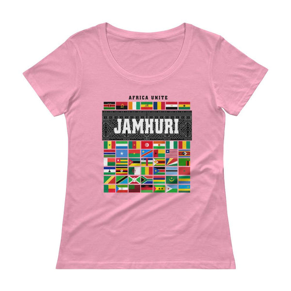 Africa Unite ladies t-shirt by Jamhuri Wear