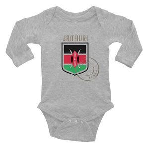 Baby Toto Kenya Badge of honor L/Sleeve Bodysuit